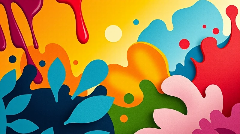 Pintando una Pared con Colores Fuertes: Un Paso a Paso