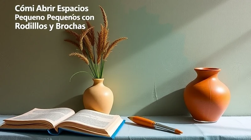 Técnicas de Pintura para Profesionales: Cómo Abrir Espacios Pequeños con Rodillos y Brochas