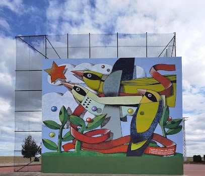 Foto de El vuelo de las oropéndolas (pintura mural)