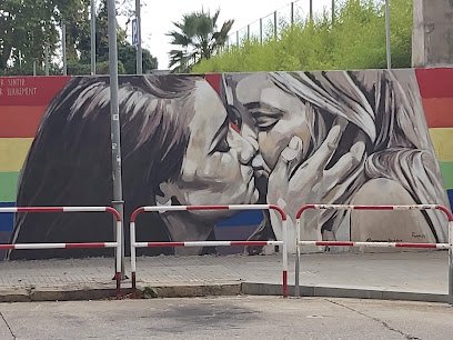 Foto de Mural El beso de Anna Repullo
