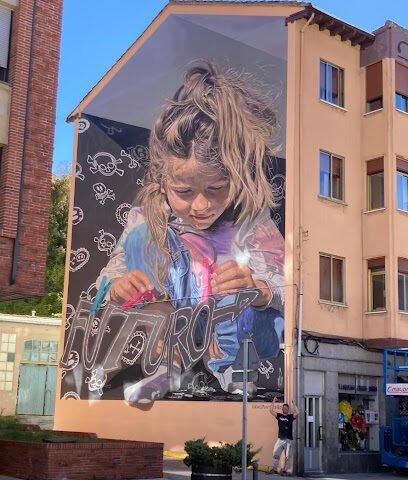 Foto de Mural "Futuro" by Dadospuntocero