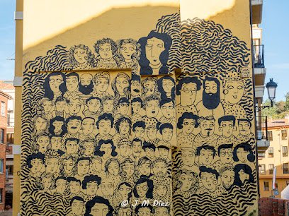 Foto de Mural 'Refugiados' de Sara Fratini