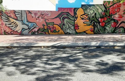 Foto de Mural cerezos y olivos