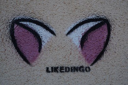 Foto de Mural graffiti "Dingo escondido"