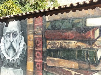 Foto de Mural n°8. "La Biblioteca de Cervantes"