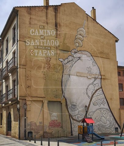 Foto de Graffiti homenaje a la tapa