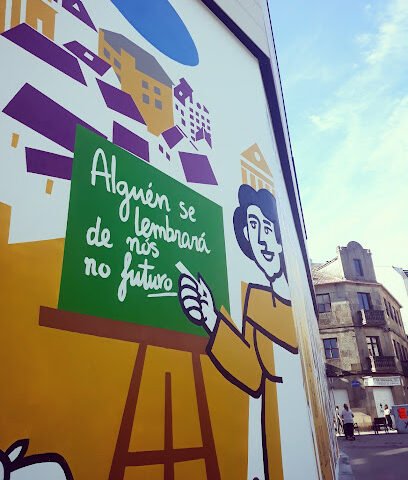 Foto de Mural "Mulleres de Pontevedra na Historia"