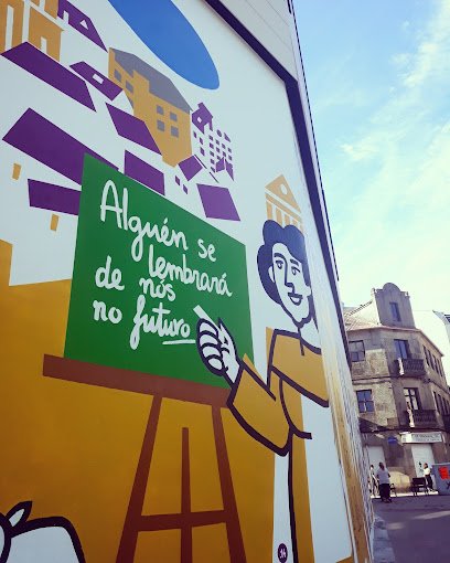 Foto de Mural "Mulleres de Pontevedra na Historia"