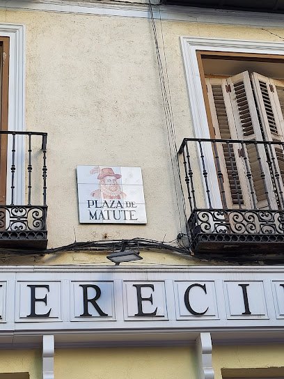Foto de Rótulo "Plaza de Matute"