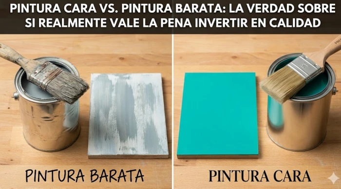 Pintura Cara vs. Pintura Barata